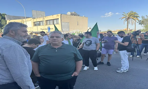 Διαμαρτυρία για την επίθεση στο οίκημα στη Λακατάμια thumb